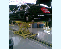 Mercedes car Assembly Line Lift